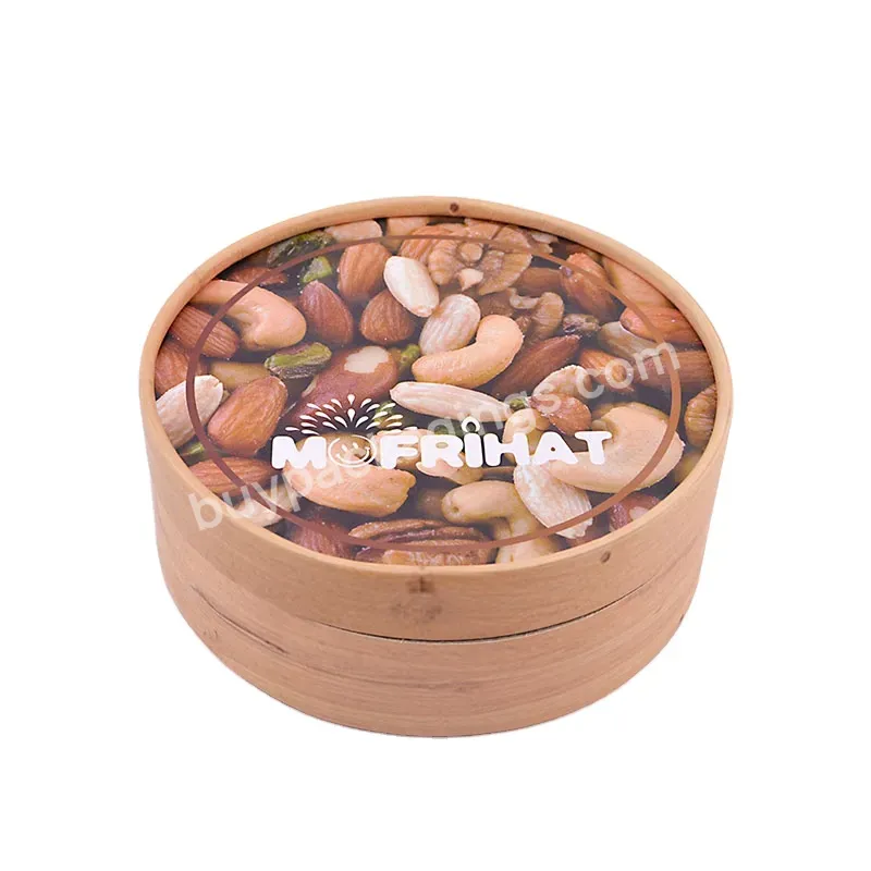 Custom Good Quality Color Printing With Logo Cardboard Round Tube Moon Cake Gift Packaging Paper Box