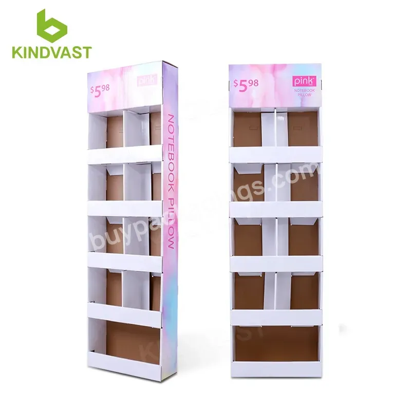 Custom High Quality Retail Cardboard Sidekick Display Matte Lip Cream Display Shelf - Buy Cardboard Promotional Display Shelf,Cosmetic Display Shelf,Custom Sidekick Display.