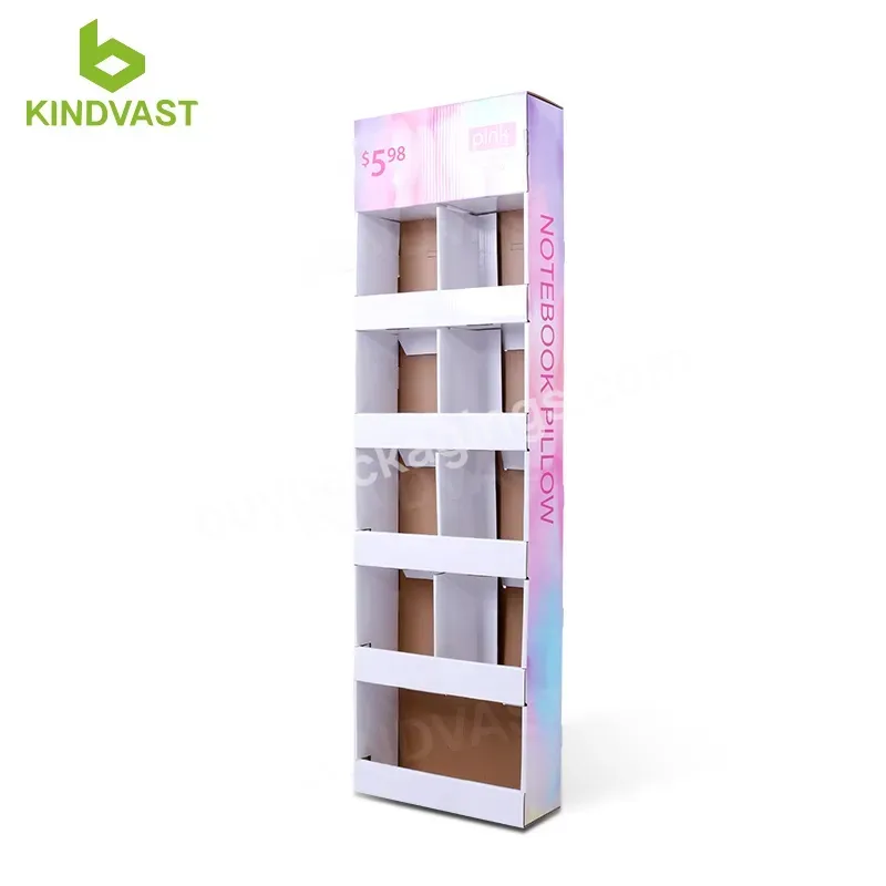 Custom High Quality Retail Cardboard Sidekick Display Matte Lip Cream Display Shelf