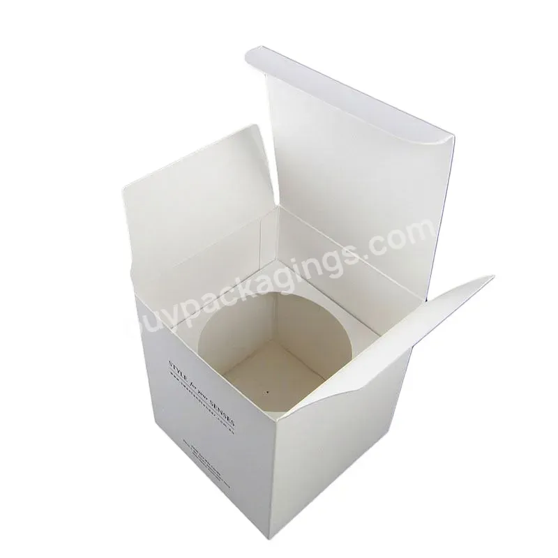 Custom High Quantity Cardboard Candle Packaging Box
