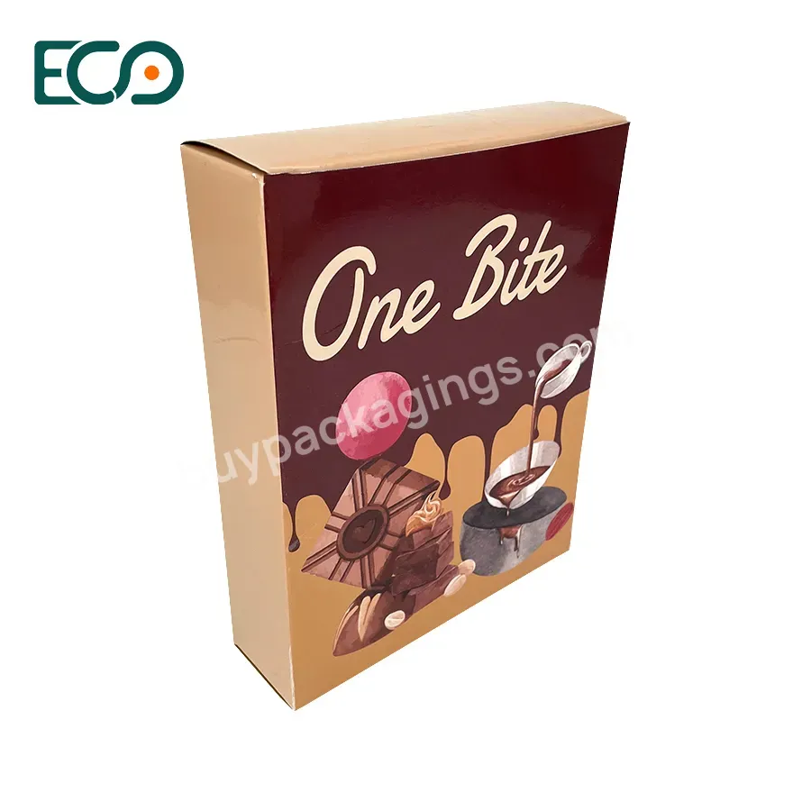 Custom Kraft Craft Paper Box For Chocolate Packaging