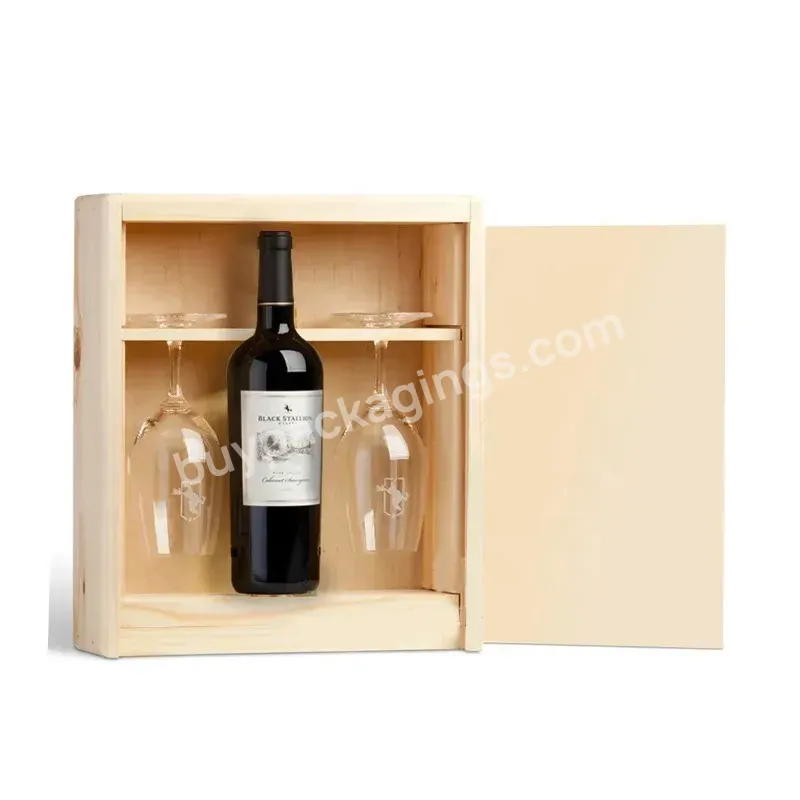 Custom Laser Logo Wooden Wine Gift Box For Wine Bottle Wood Box Wooden Box For Wine - Buy Wooden Box For Wine,Wine Bottle Wood Box,Wooden Box For Wine.