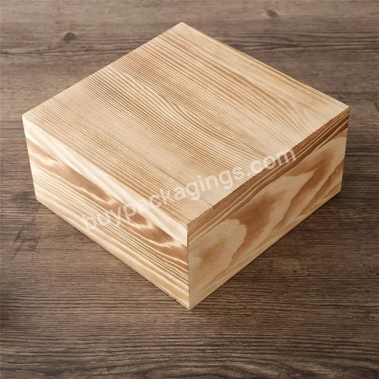 Custom Logo Cheap Wooden Box Hinge Lid Solid Pine Wood Keepsake Gift Boxes Wood Storage Box - Buy Wooden Box,Wooden Storage Box,Wooden Slide Boxes.