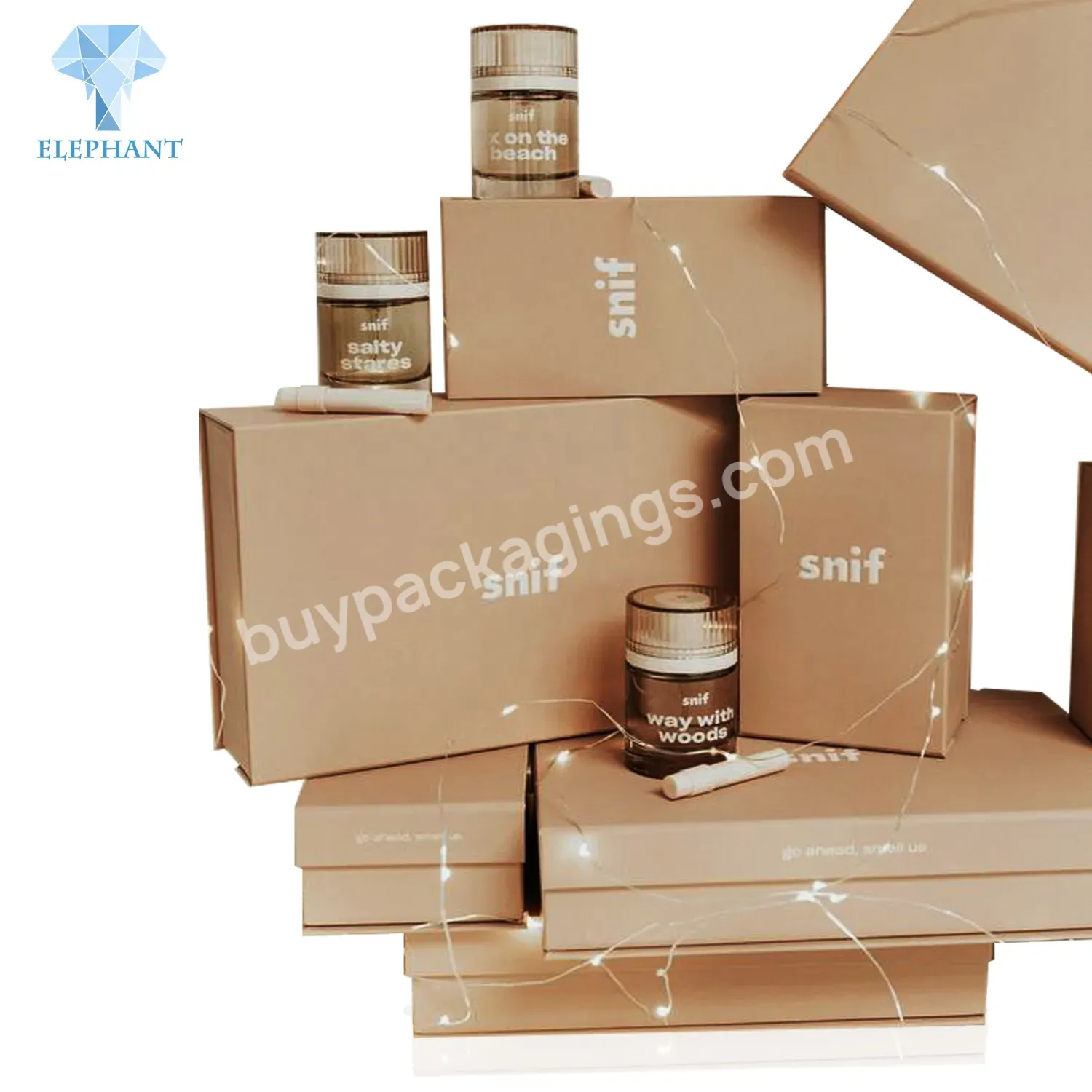 Custom Logo Design Luxury Uv Print Eco Friendly Cardboard Essential Oil Premium Perfume Gift Box