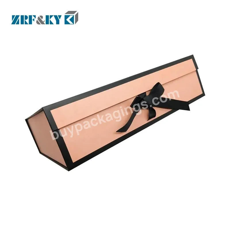 Custom Logo Hot Stamping Printed Color Foldable Paper Gift Collapsible Brand Bag Packaging Box