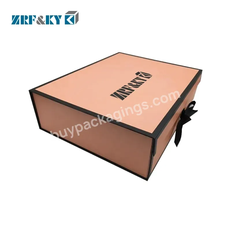 Custom Logo Hot Stamping Printed Color Foldable Paper Gift Collapsible Brand Packaging Flower Necklace Gift Jewelry Paper Box