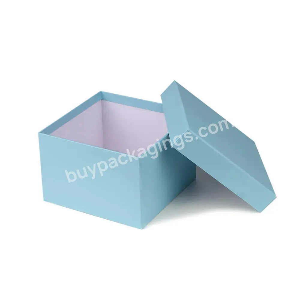 Custom Logo Luxury Cardboard Paper Packaging Removable Lid Rigid Gift Boxes For Cosmetic