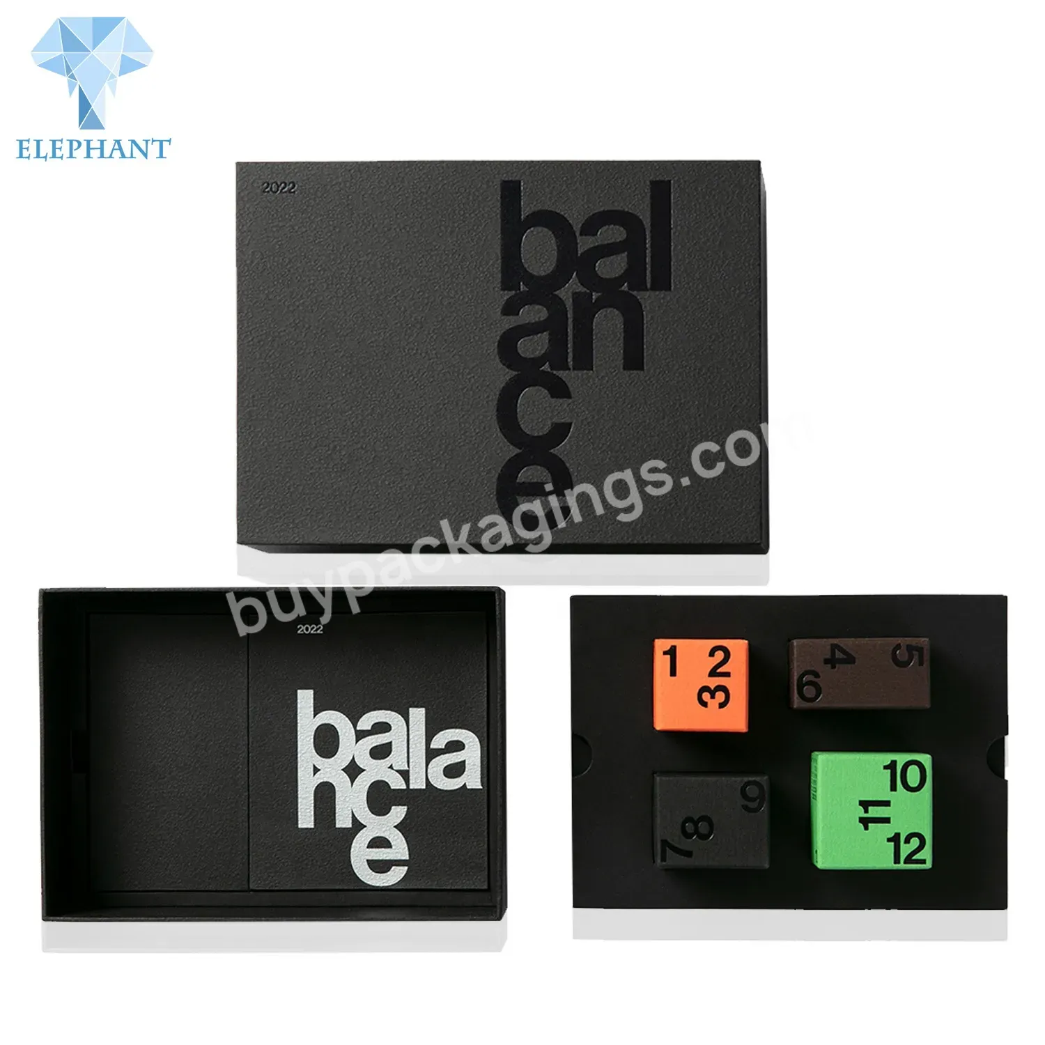 Custom Logo Paper Box Black Custom For Mystery Packaging Black Box