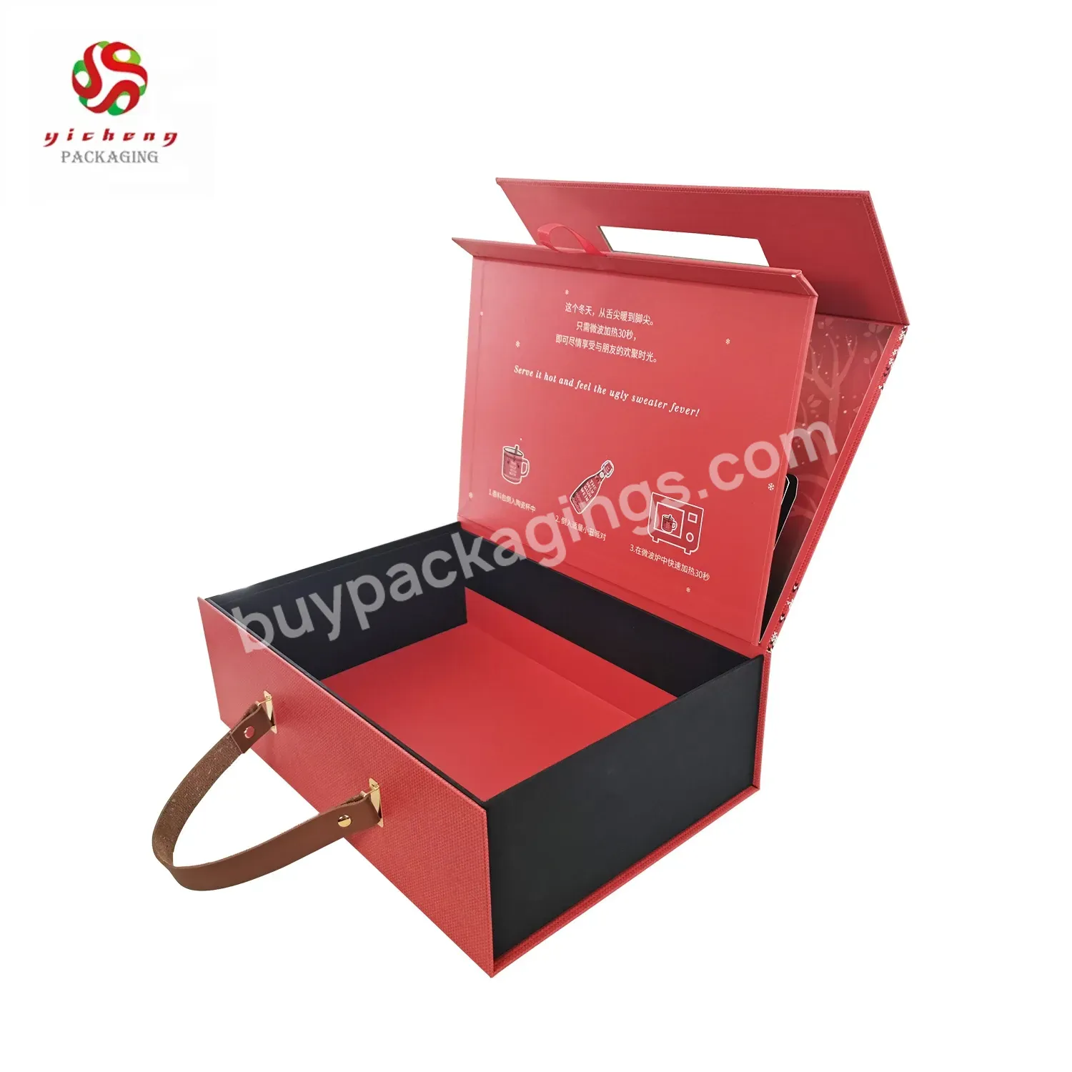 Custom Luxury 3d Cardboard Magnetic Closure Packaging Christmas Gift Box