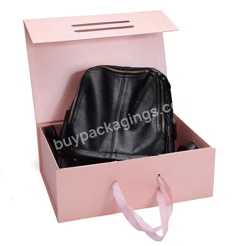 Custom Luxury Baseball Hat Gift Shipping Cardboard Box Collapsible Hat Magnetic Packaging Folding Box