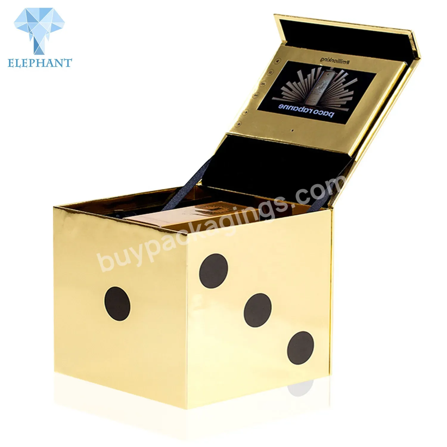 Custom Luxury Cardboard Bling Gold Rigid Lid Magnetic Jewelry Gift Packaging Small Box
