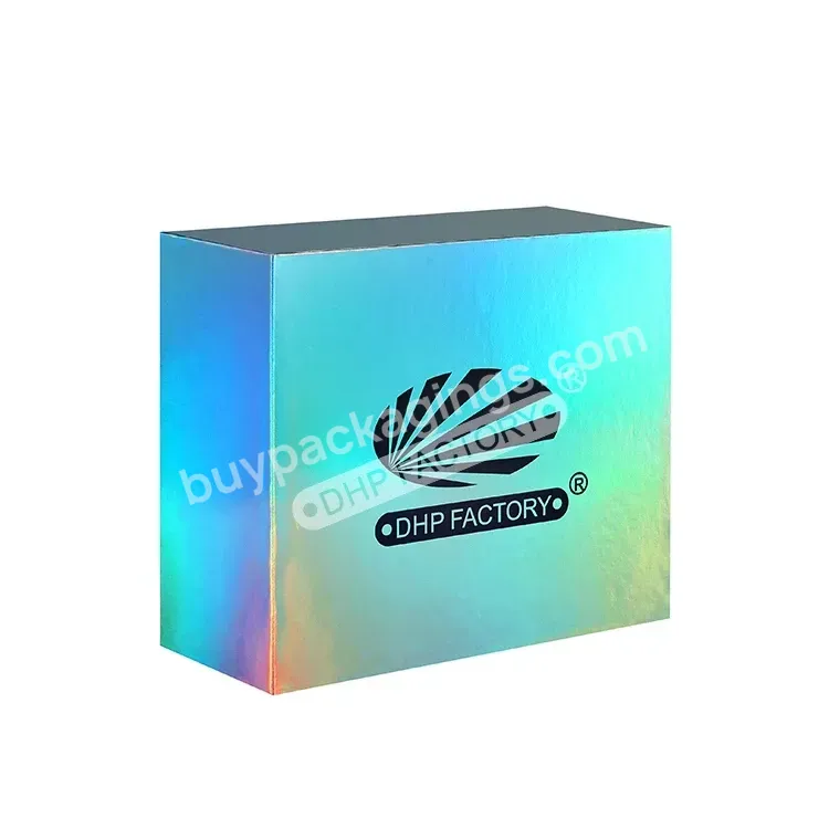 Custom Luxury Cardboard Foldable Packaging Laser Cut Printed Paper Gift Box Enclosure Box For Gift Ray Pattern Design