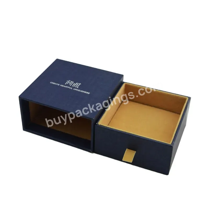 Custom Luxury Drawer Shape Good Quality Jewelry Packaging Paper Boxes
