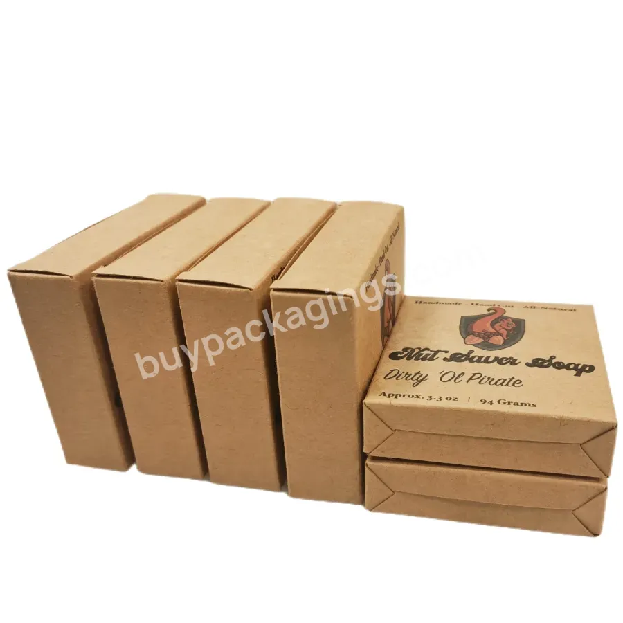 Custom Luxury Kraft Cardboard Paper Boxes Soap Packaging Gift Essential Oil Cosmetic Packing Box Folding Shipping Boxes