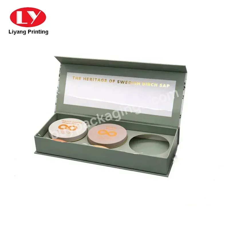 Custom Magnetic Lid Cosmetic Skin Care Bottle Packaging Luxury Paper Tea Box