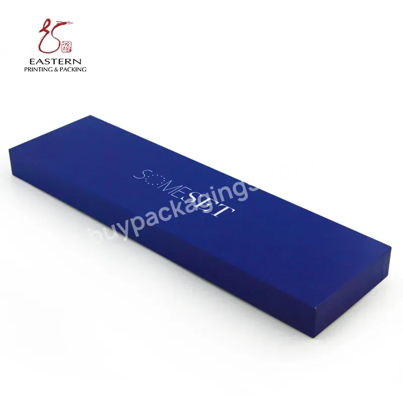 Custom Necktie Packaging Lid&bottom Box Art Paper Material Uv Print