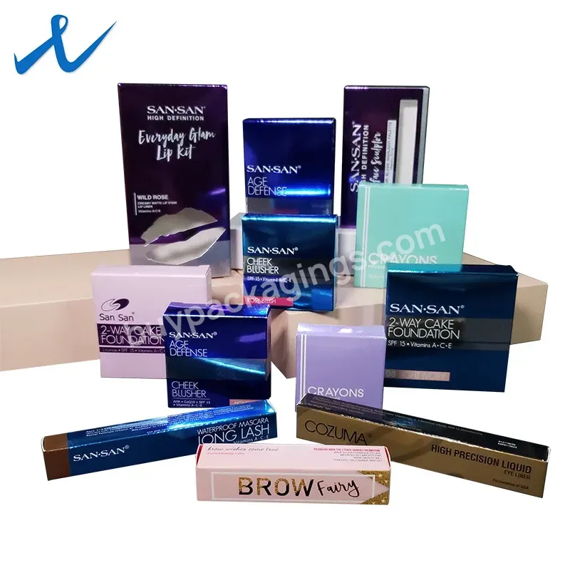 Custom Printed Cardboard Box Skin Care Packaging Eco Friendly Paper Boxes With Logo For Cosmetic Boxes