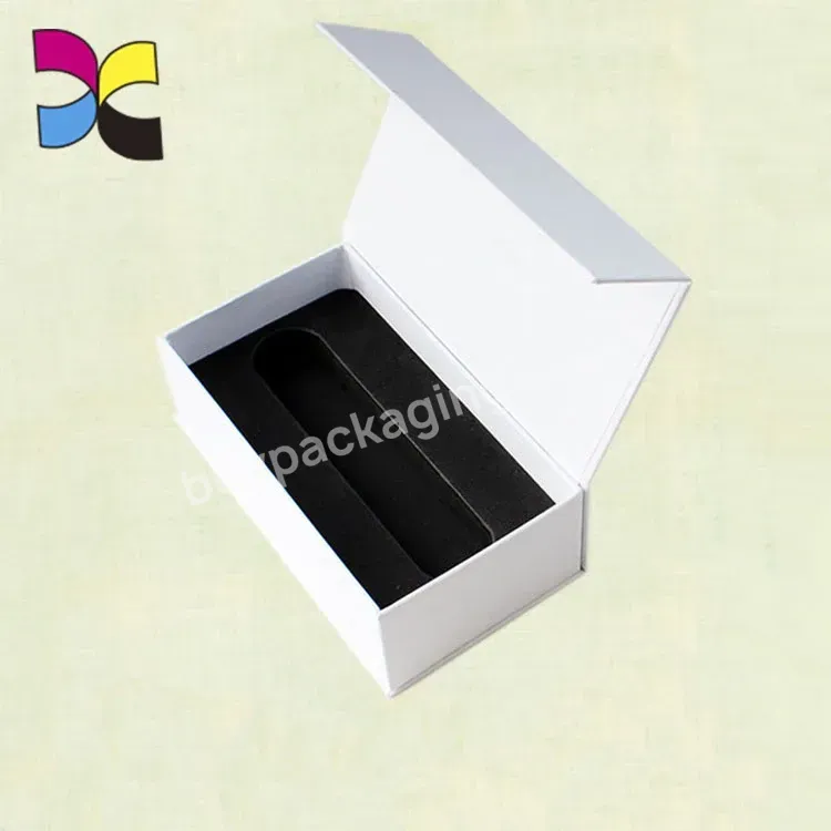 Custom Printing Black White A4 Magnetic Gift Box Witn Eva Insert Jewellery