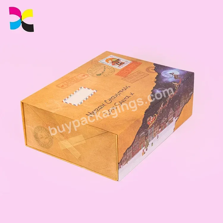 Custom Printing Cardboard Luxury Magnetic Gift Christmas Box Packaging