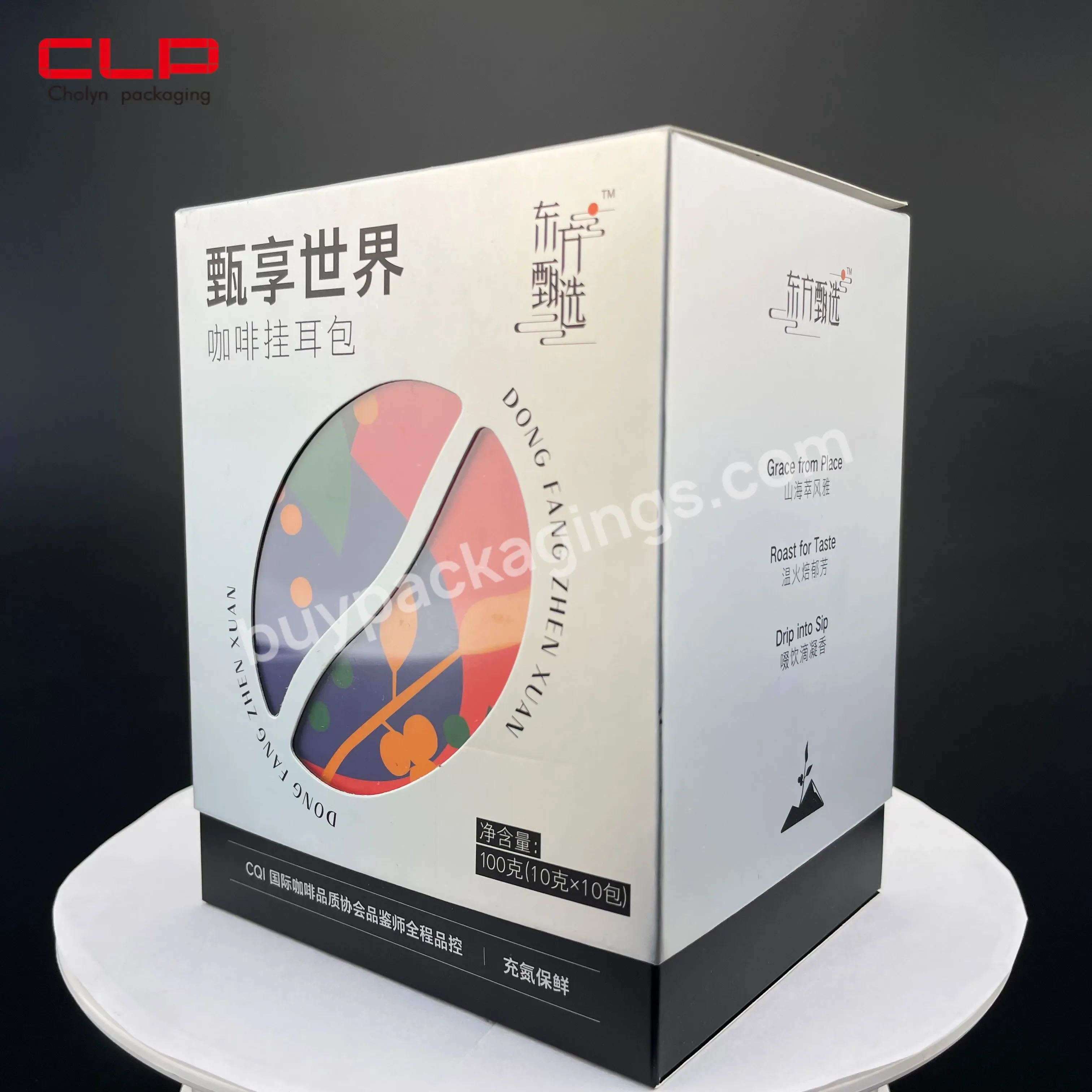 Custom Printing Paper Gift Coffee Capsule Packaging Box For Coffee Capsule