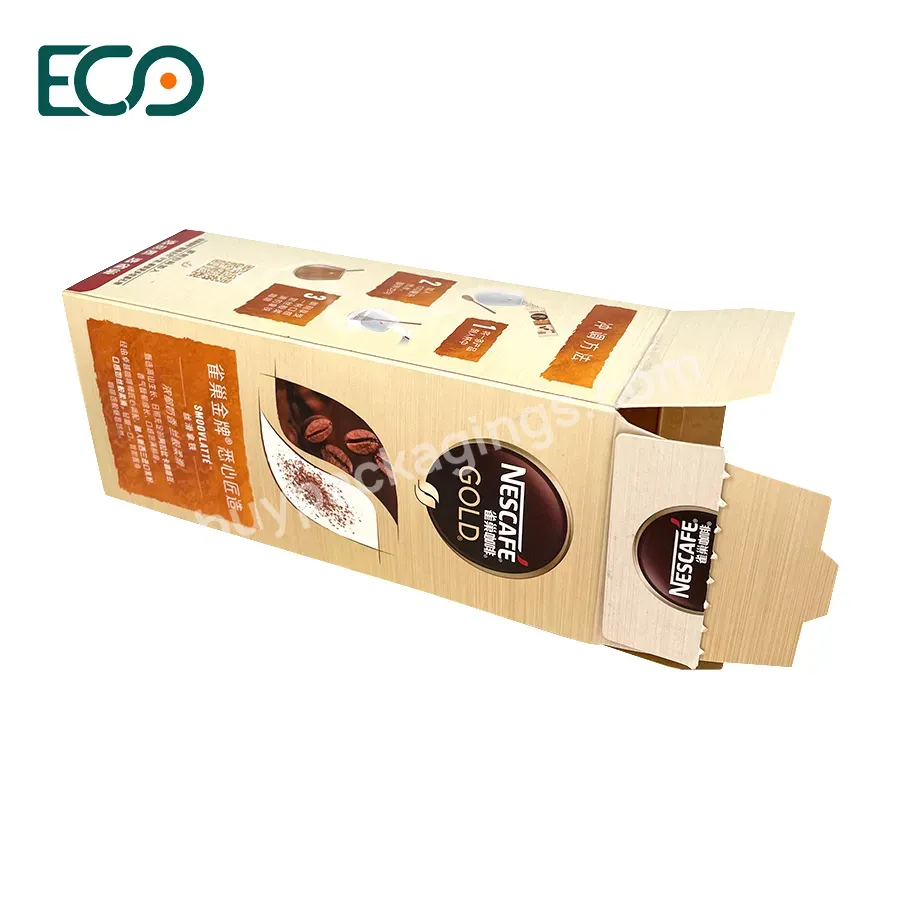 Custom Recyclable Compostable Biscuit Office Tea Food Cardboard Packaging Paper Boxes