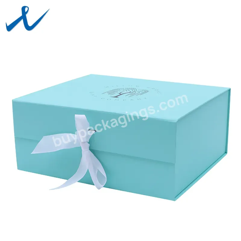 Custom Size Luxury Magnet Magnetic Packaging Folding Paper Boxes Collapsible Gift Box For Cosmetics