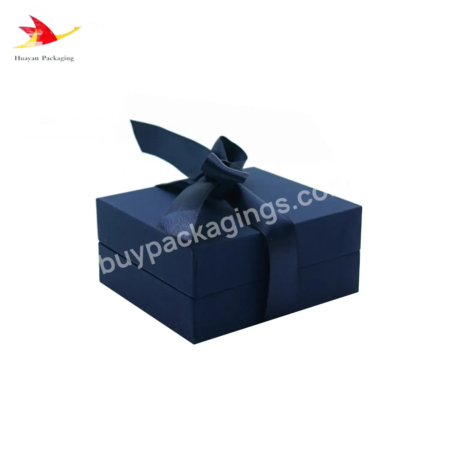 Custom Small Luxury Recycled Colour Printing Logo Jewelry Packaging Paper Gift Boxes With Ribbon