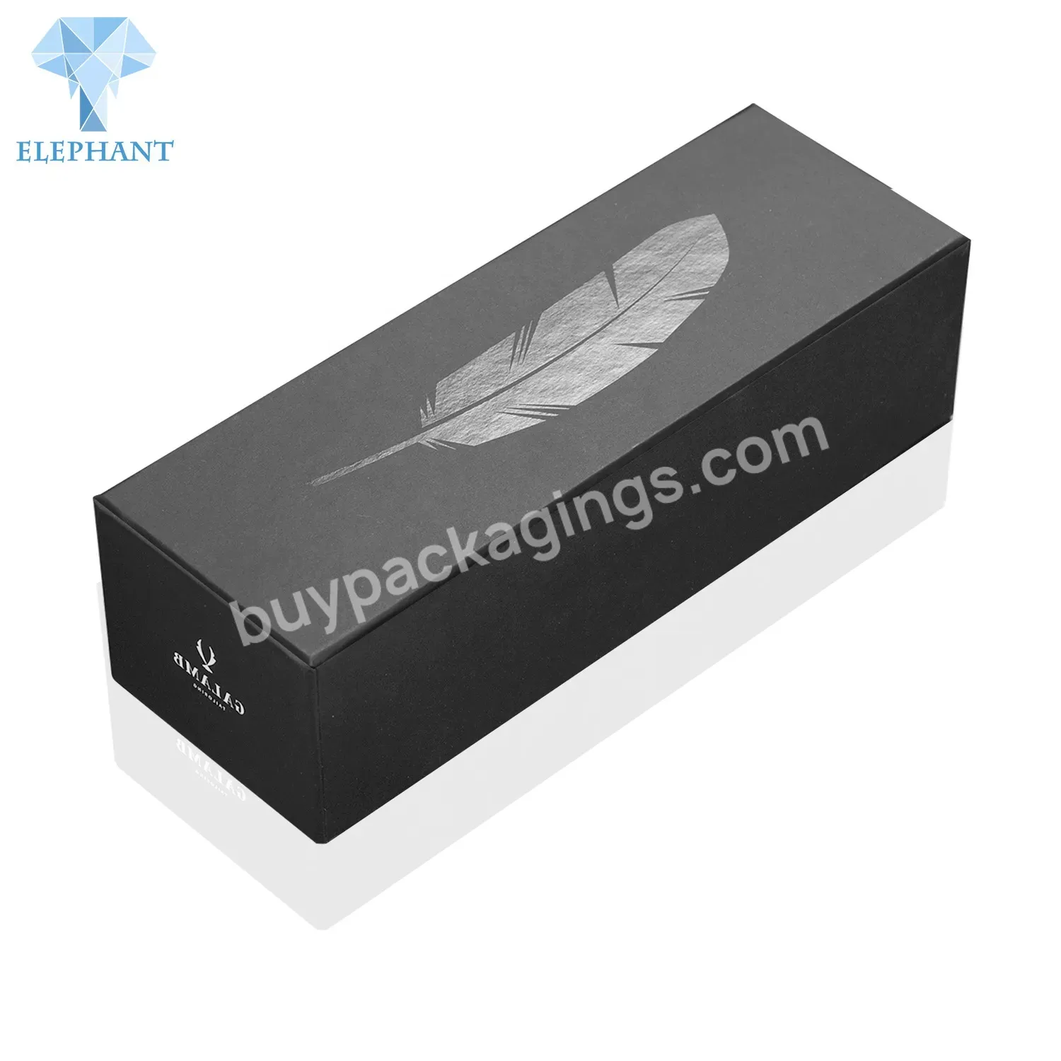 Custom Top Grade Luxury Good Price Black Cardboard Belt Packaging Box