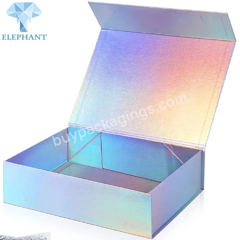 Custom Wholesale Gift Packaging Box Clothing Folding Cardboard Magnetic Box