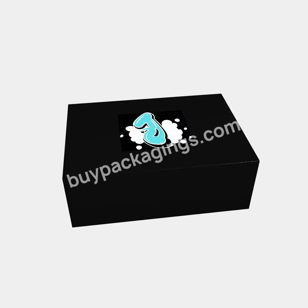 Custom Xl Luxury Custom Designer Bags Large Black Hamper Box Packaging Clothing Luxury With Handle For Shoe