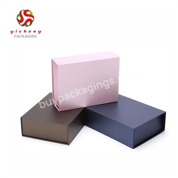 Customize Luxury Big Double Folding Magnetic Clothing Packaging Paper Gift Box