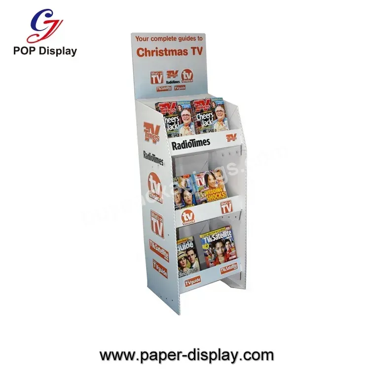 Customized Cardboard Book Display Stands Paper Shelf Rack Corrugated Display Tower Retail Magazine Notebook Stationery Store - Buy Cardboard Book Display Stands,Custom Cardboard Book Display Stands,Cardboard Magazine Display.