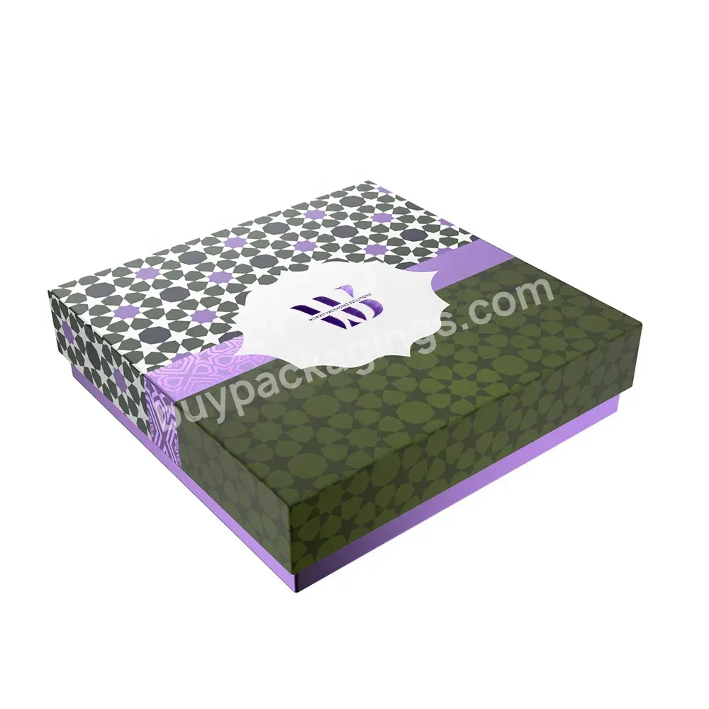 Customized Design Grey Board Gift Box With Lid And Base For Underwear Socks Packaging With Big Capacity