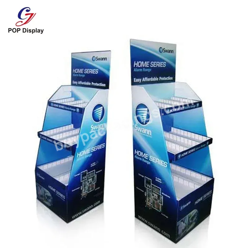 Customized Disposable Foldable Corrugated Cardboard Display Trays Paper Stand Gondala Shelf Tower Unit Bulb Led Night Light - Buy Night Light Display Stand,Bulb Light Display Stand,Foldable Led Light Cardboard Display Stand.