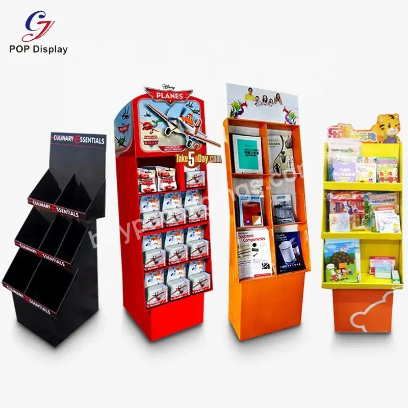 Customized Fashion Design Foldable Cardboard Display Case Supermarket Shelves Corrugated Display Units Advertising Books Toys - Buy Supermarket Shelves,Advertising Display Units,Cardboard Display Case.