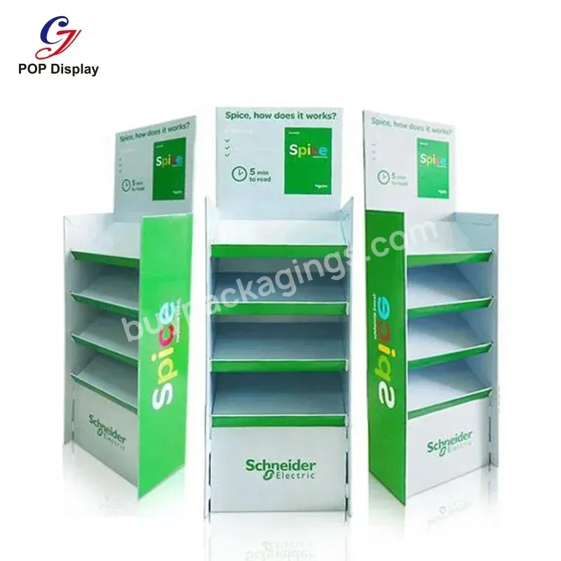 Customized Incline Tier Pop Display Corrugated Cardboard Display Pedestals Flooring Stand For Electronics At Shop - Buy Cardboard Display Pedestals,Corrugated Cardboard Display,Cardboard Display For Electronics.