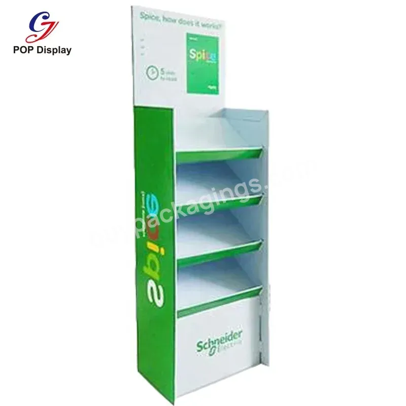 Customized Incline Tier Pop Display Corrugated Cardboard Display Pedestals Flooring Stand For Electronics At Shop - Buy Cardboard Display Pedestals,Corrugated Cardboard Display,Cardboard Display For Electronics.