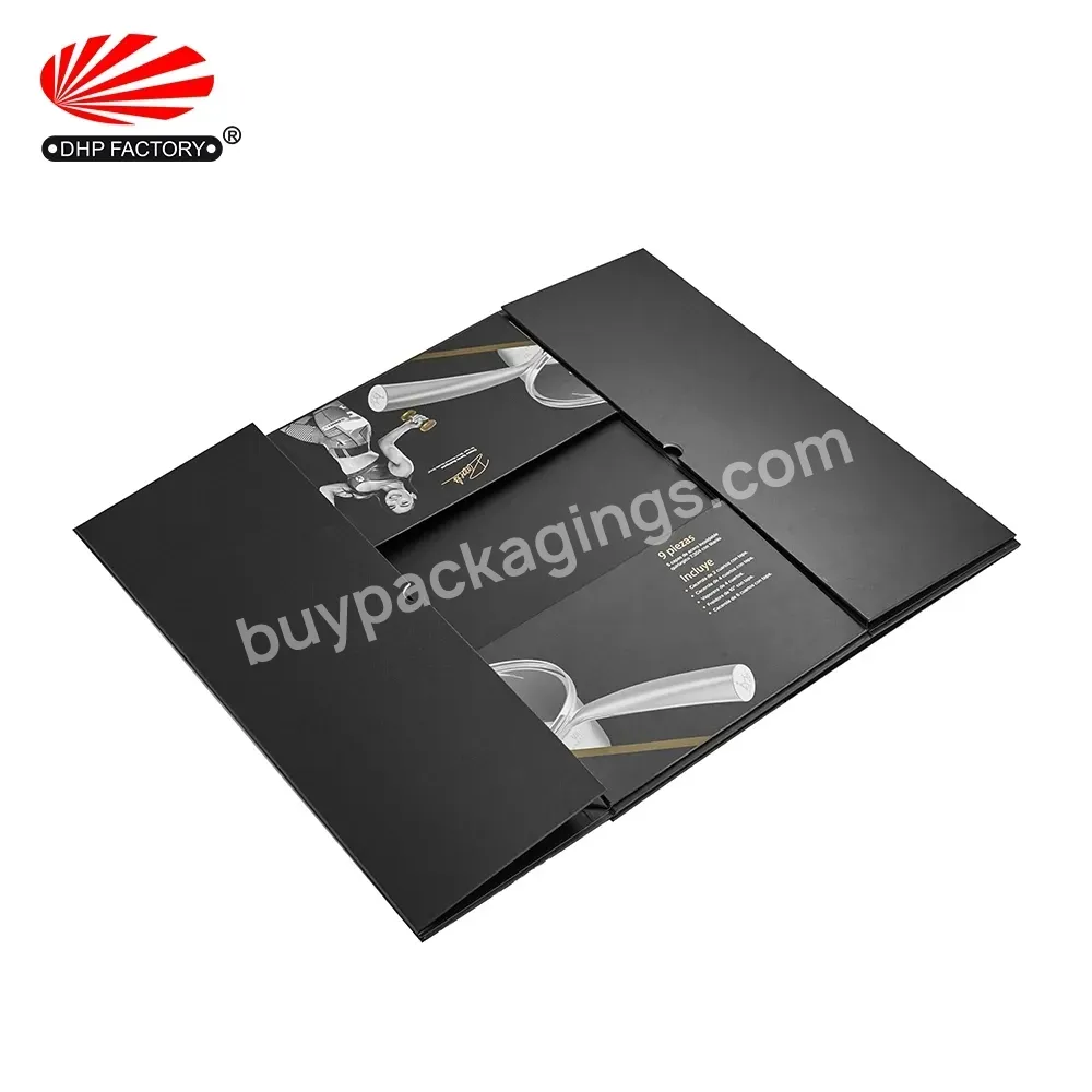 Customized Luxe Papier Magnetic Flat Pack Folding Rigid Cardboard Paper Box Collapsible Magnetic Foldable Gift Boxes