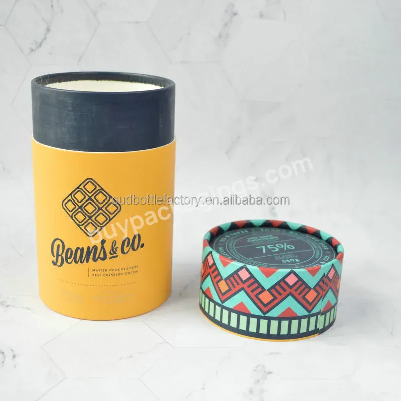 Customized Printed Round Cardboard Cylinder Gift Candle Jar Packaging Box For Candles - Buy Custom Candle Box,Candle Jar Packaging Box,Candle Packaging.