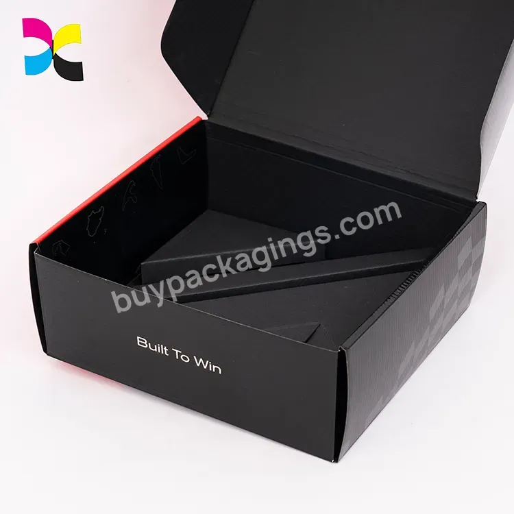 Customized Printing Corrugated Paper Express Clothing Mailing Packaging Foldable Box