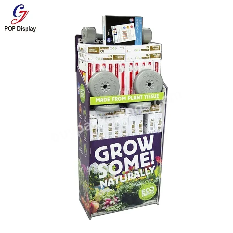 Customized Size Pop Cardboard Floor Display Paper Stand Rack Corrugated Paperboard Portable Display Carton Shelf - Buy Pop Cardboard Floor Display Stand,Cardboard Floor Display Paper Stand Rack,Portable Display Stand.