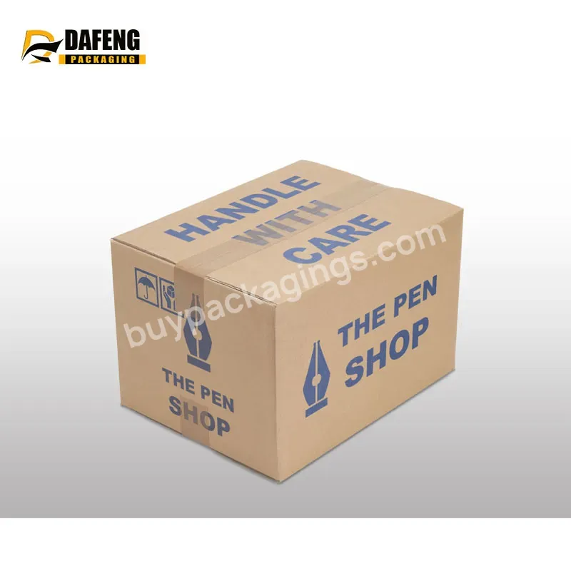 Dafeng Color Printed Shoes Corrugated Packaging Paper Shipping Box Manufacturer