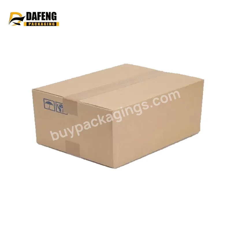 Dafeng Custom Printed Logo Small Pink Shipping Mailer Packaging Box For Shipping And Small Business