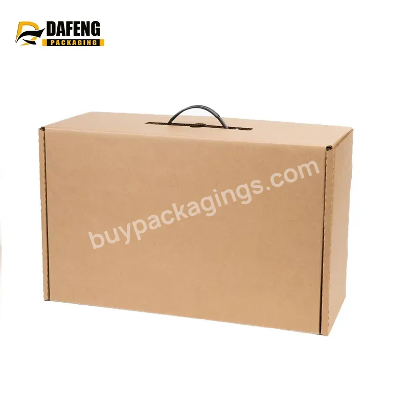 Dafeng Factory Customized Logo Corrugated Printed Mailing Packaging Shipping Carton Boxes