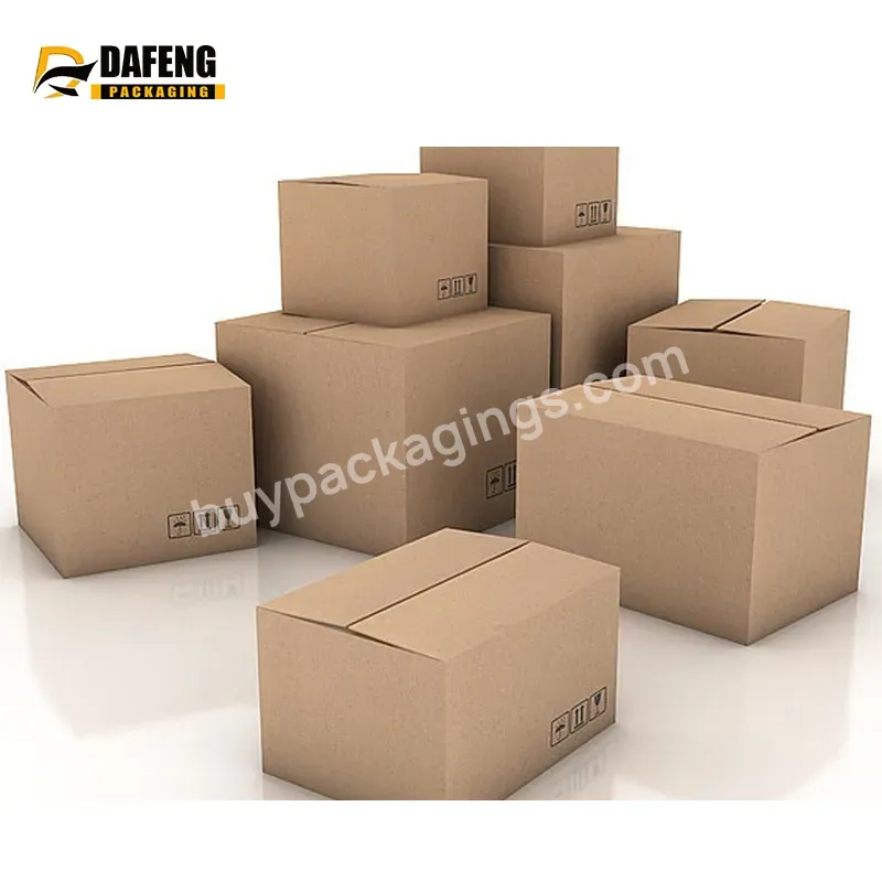 Dafeng Shipping Today Brown In Stock High-strength Rigid Corrugated Paper Packaging Camera Box
