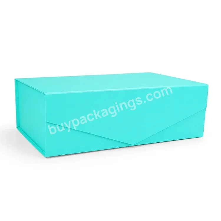 Delicate Wholesale Custom Paper Board Happy Birthday Fold Gift Box Packaging Cardboard Storage Magnetic Folding Box
