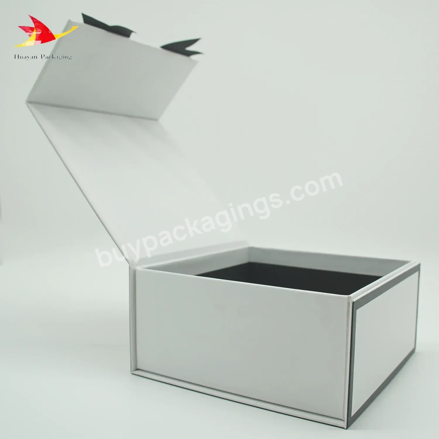 Designer Luxury Foldable White Cardboard Paper Shoes Box Magnetic Rigid Packaging Gift Boxes