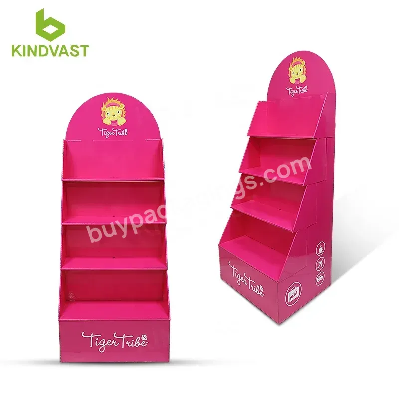 Display Rack Advertising Cardboard Floor Stand 4 Step Cardboard Toys Display Rack - Buy Cardboard Display Rack S,Christmas Display Racks Cardboard,Paper Cardboard Display Rack.