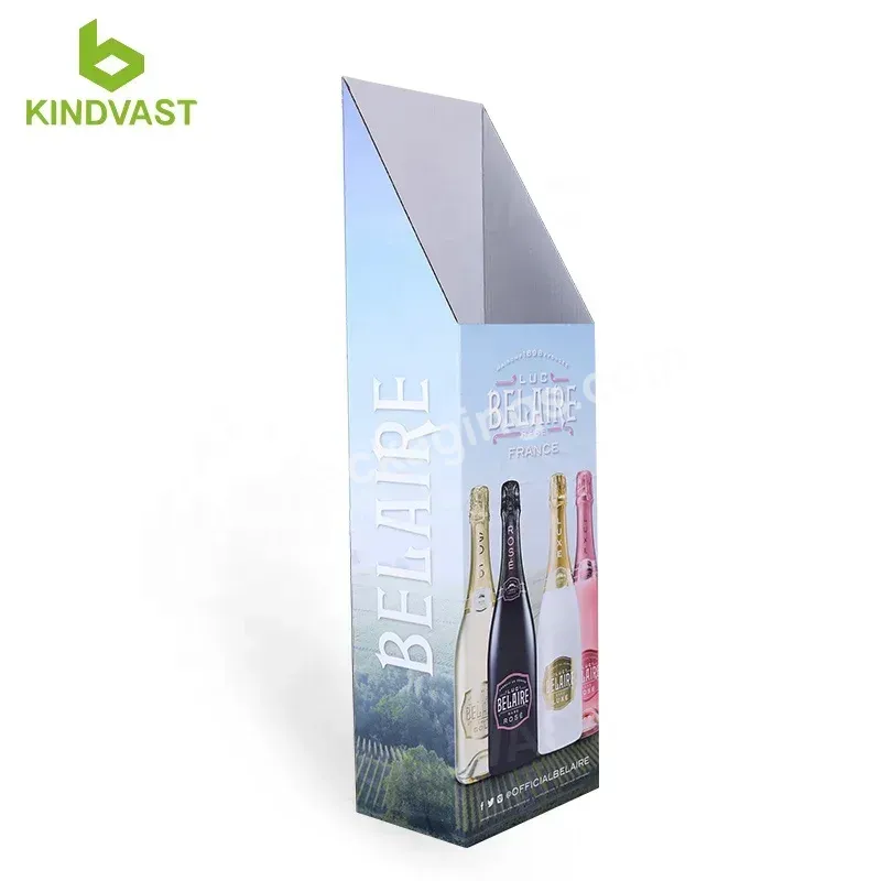 Dump Bin Cardboard Display For Wine Display Stand Free Samples! - Buy Cardboard Floor Display,Dumb Bin Display,Cardboard Display Pedestals.