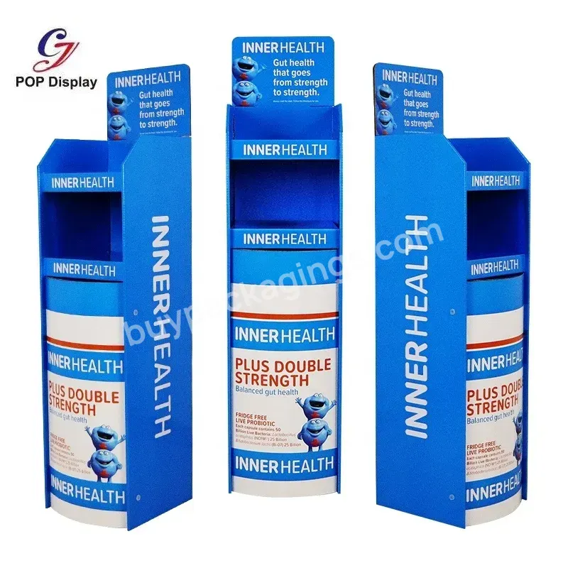 Durable Customized Design Cardboard Advertising Totem Stand Paper Free Display Tower Retail Rack Medical Drugstore - Buy Cardboard Display Stand For Retail,Cardboard Advertising Totem Display,Cardboard Display Standard.